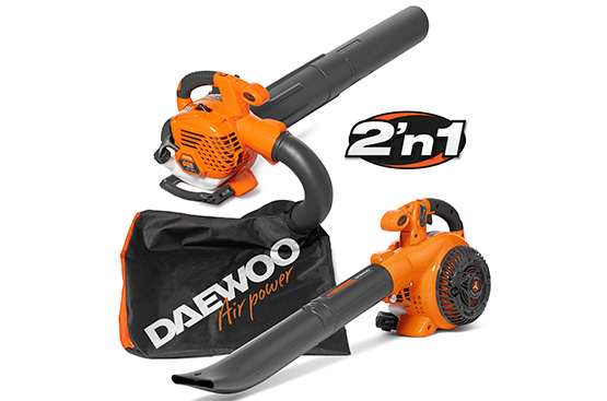 Воздуходувка может работать в двух режимах: • Воздуходувка • Пылесос с функцией мульчирования